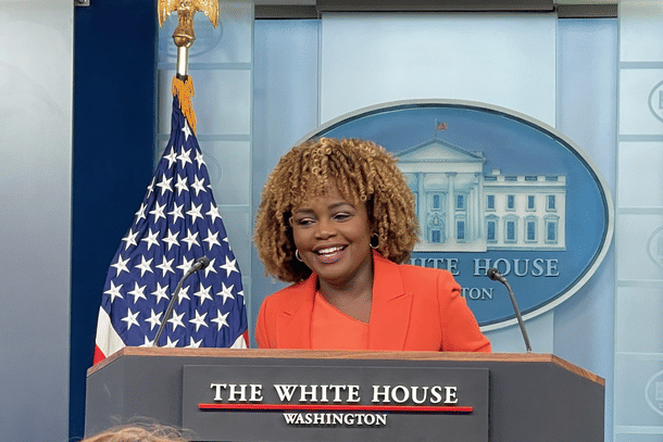 White House press secretary Karine Jean-Pierre